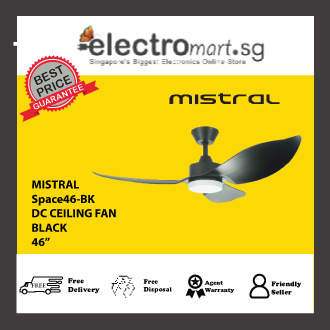 MISTRAL Space46-BK CEILING FAN-46", 69W