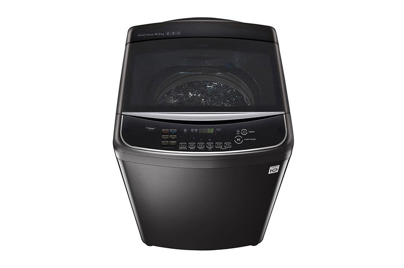 LG TH2517SSAK 7KG BLACK SMART INVERTER TOP LOAD WASHING MACHINE