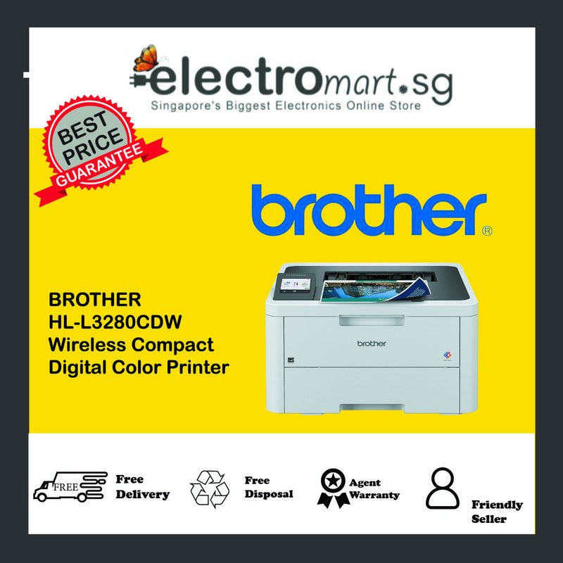 BROTHER  HL-L3280CDW Wireless Compact  Digital Color Printer