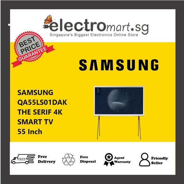 SAMSUNG QA55LS01DAK THE SERIF 4K SMART TV  55 Inch