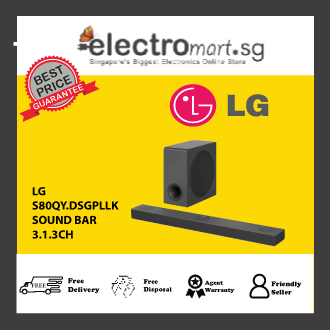 LG S80QY.DSGPLLKREALITY EXPERIENCE WITH 3.1.3CH SURROOUND SOUND BAR