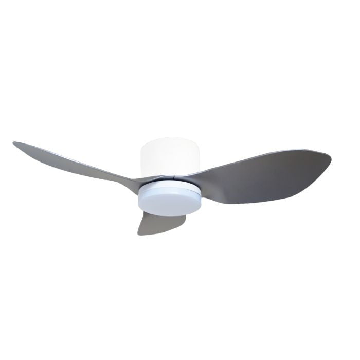 MISTRAL Solar36-GY/WH  DC CEILING FAN, GRAY- WHITE,. 36”