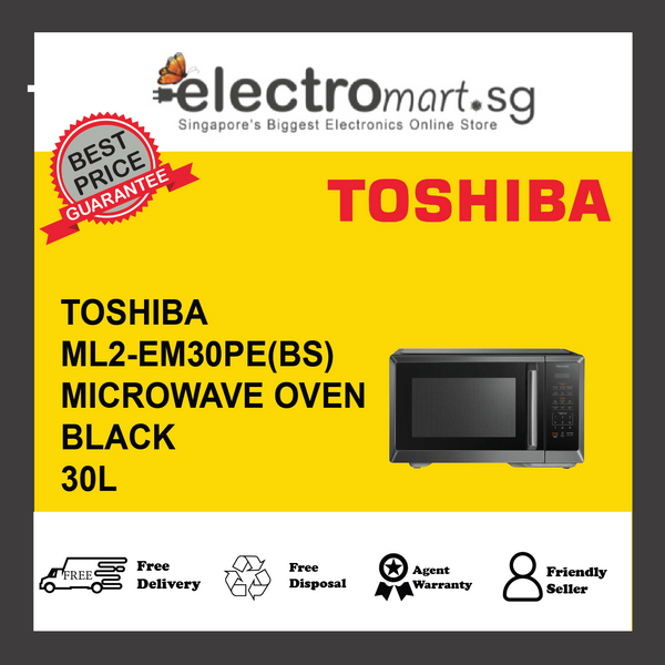 TOSHIBA ML2-EM30PE(BS) 30L Microwave Oven - Black