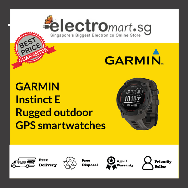 GARMIN Instinct E Rugged outdoor GPS smartwatches