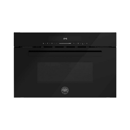 BERTAZZONI FMOD3053WLB1 60X38CM BUILT-IN MICROWAVE OVEN (34L)/(BLACK GLASS MODERN SERIES)