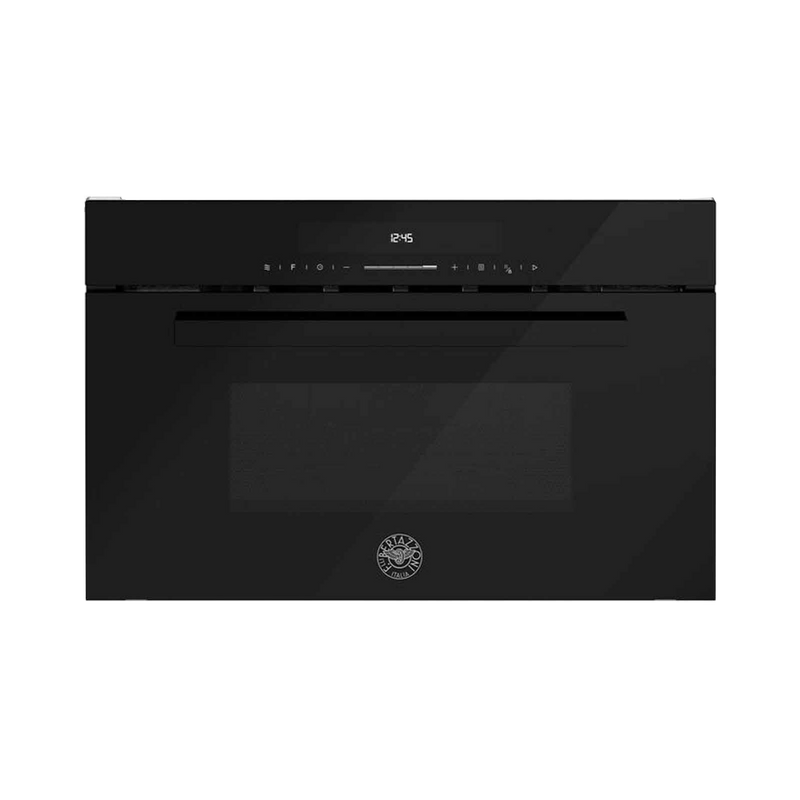 BERTAZZONI FMOD3053WLB1 60X38CM BUILT-IN MICROWAVE OVEN (34L)/(BLACK GLASS MODERN SERIES)