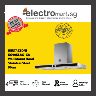 BERTAZZONI KG90KLAG1XA 90CM WALL MOUNT HOOD