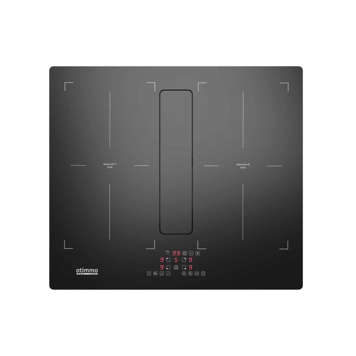 EUROPACE EIH8602E Induction Hob with Downdraft Hood (Flexi Zone) 60cm