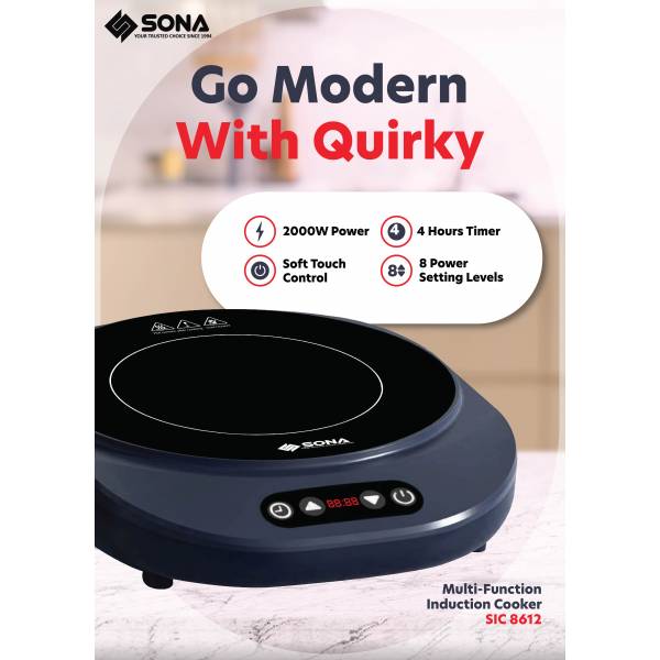 SONA SIC 8612 Multi-function Induction Cooker