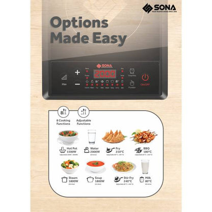 SONA SIC 8655 Multi-function Induction Cooker