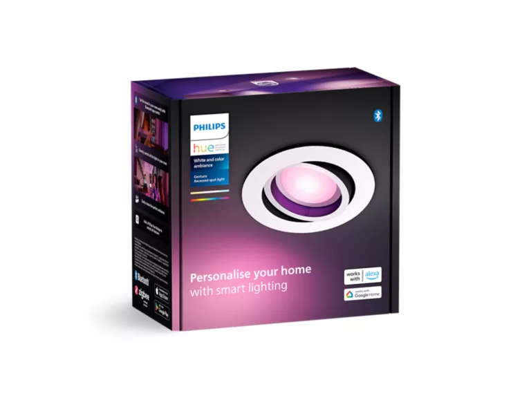 PHILIPS Centura Hue Recessed R. white 1x4.2W