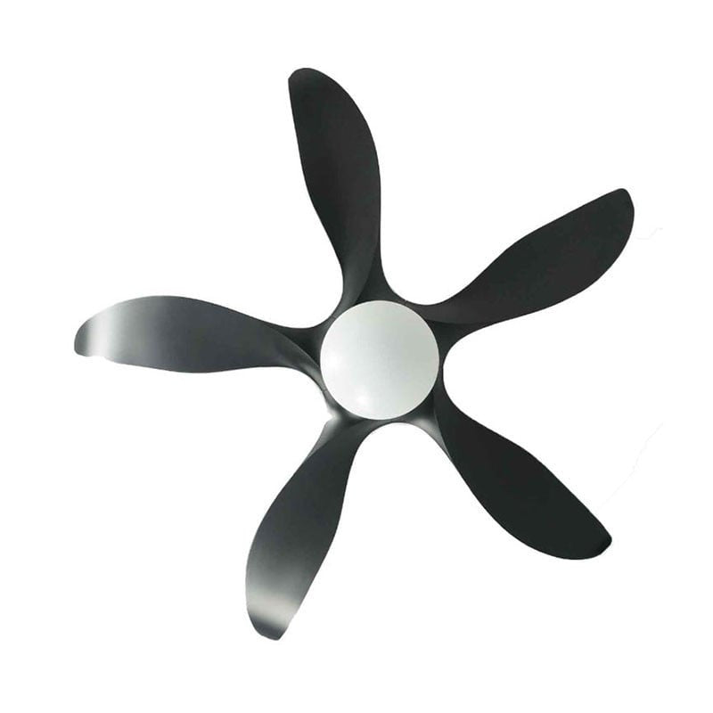 Mistral Typhoon52-BK Ceiling Fan with Remote  - Black,52-Inch