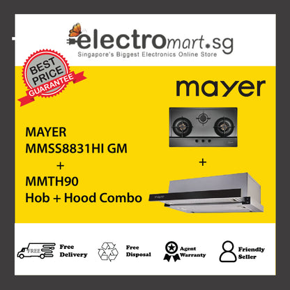 Mayer MMSS8831HI GM  + MMTH90 Hob + Hood Combo