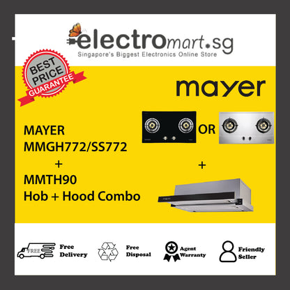 Mayer MMGH772/SS772 + MMTH90 Hob + Hood Combo