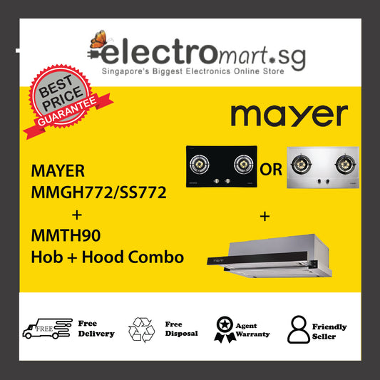 Mayer MMGH772/SS772 + MMTH90 Hob + Hood Combo