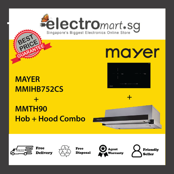 Mayer MMIHB752CS  + MMTH90 Hob + Hood Combo