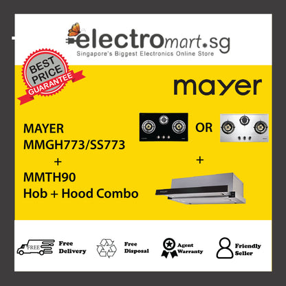 Mayer MMGH773/SS773 + MMTH90 Hob + Hood Combo