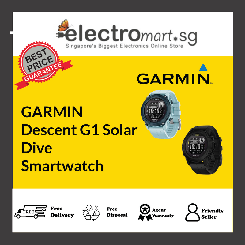 GARMIN Descent G1 Solar Dive Smartwatch