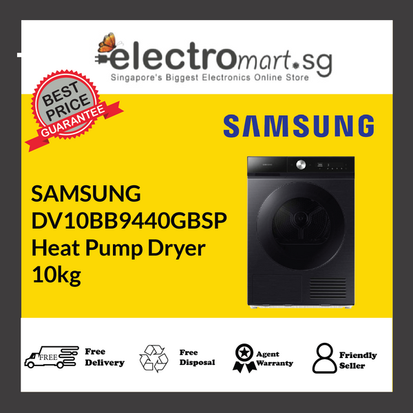 SAMSUNG DV10BB9440GBSP Heat Pump Dryer 10kg