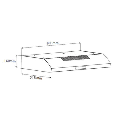RINNAI RH-S259-SSR-T Slimline Hood