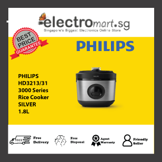 PHILIPS HD3213/31 Philips 1.8L Rice Cooker - Silver