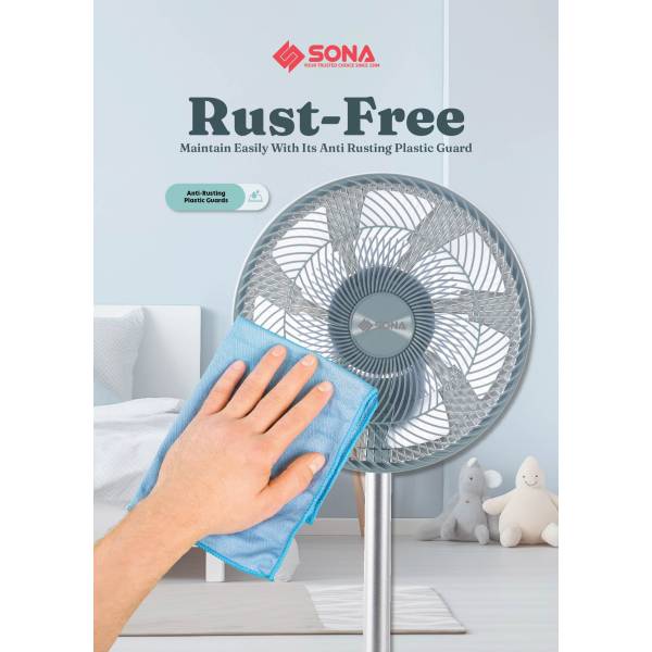 SONA SFS 9002TL 3 -In-1 Remote Portable DC Fan 12"