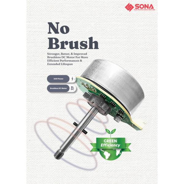 SONA SFS  9008CR 3 -In-1 Remote Portable DC 12"