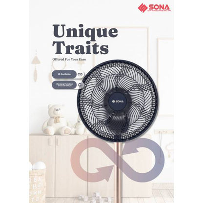 SONA SFS  9008CR 3 -In-1 Remote Portable DC 12"