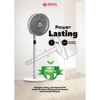 SONA SFS 9009DC 3 -In-1 DC Stand Fan 12"