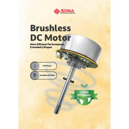 SONA SFS 9022DC Remote DC Slide Fan 14”