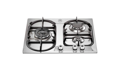 Bertazzoni P6501PROXE 60cm 3-Zone Aluminium Burner Gas Hob - Stainless Steel