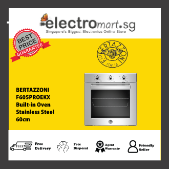 Bertazzoni F605PROEKN Built-in Oven - Stainless Steel, 60cm