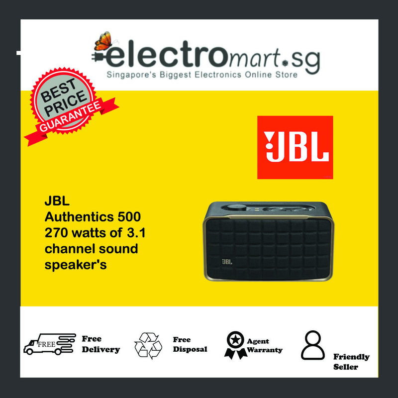 JBL Authentics 500 270 watts of 3.1  channel sound speaker's