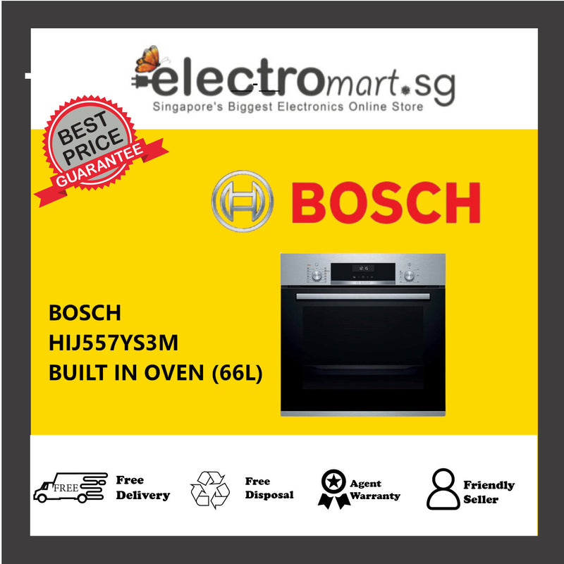 BOSCH HIJ557YS3M BUILT IN OVEN (66L)