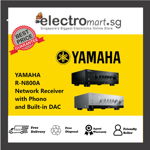 YAMAHA R-N800A Network Receiver with Phono and Built-in DAC