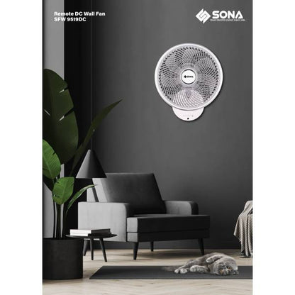 SONA SFW 9519DC Remote DC Wall Fan