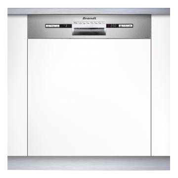 BRANDT BDB424VXA SEMI INTEGRATED BUILT-IN DISHWASHER 14 SETTINGS