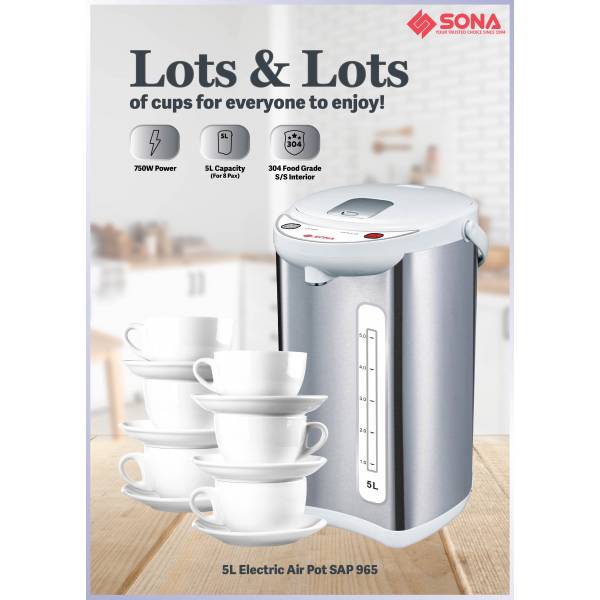 SONA SAP 965 Electric Air Pot 5L