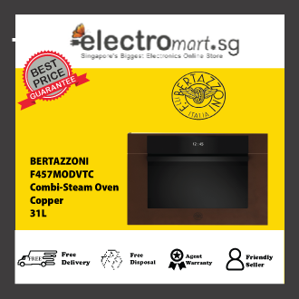 Bertazzoni F457MODVTC 45cm Modern Series Built In Steam Combi-Oven