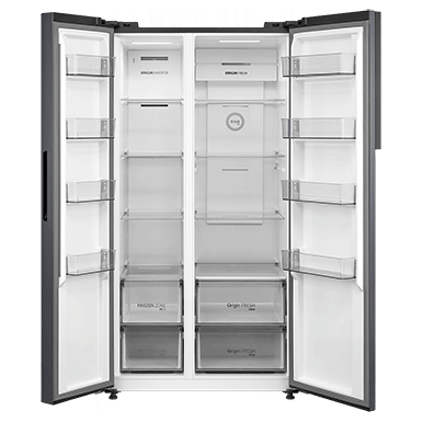 TOSHIBA GR-RS780WI-PMX(06)Side by Side Fridge,  601L  - Morandi Grey