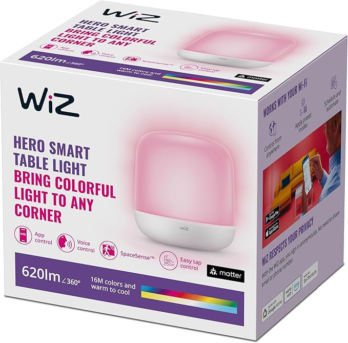 WiZ BLE HERO PORTABLE LAMP 9W COLOR