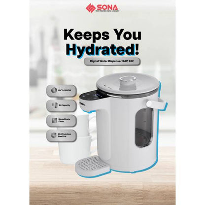 SONA SAP 982 Digital Water Dispenser 3L
