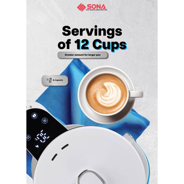 SONA SAP 982 Digital Water Dispenser 3L