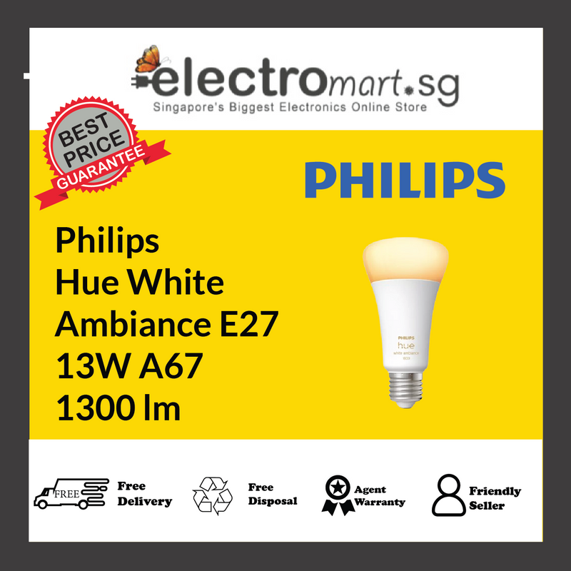 Philips Hue White Ambiance E27 13W A67 1300 lm