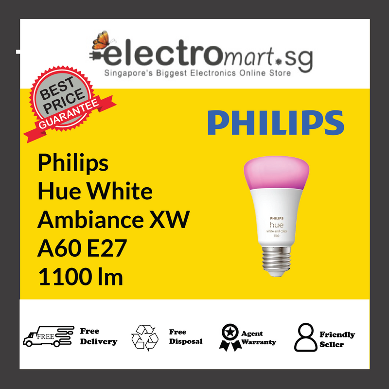 Philips Hue White Ambiance XW A60 E27 1100 lm