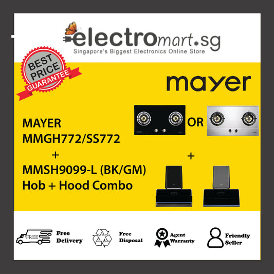 Mayer MMGH772/SS772 + MMSH9099-L (BK/GM) + Hood Combo