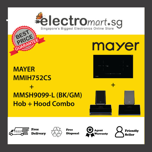 Mayer MMIH752CS + MMSH9099-L (BK/GM) + Hood Combo