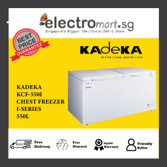 KADEKA KCF-550I I-SERIES CHEST FREEZER-  550L