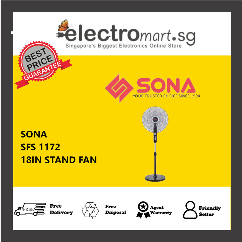 SONA SFS 1172 18IN STAND FAN