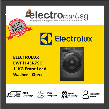 ELECTROLUX EWF1143R7SC  11KG Front Load Washer - Onyx